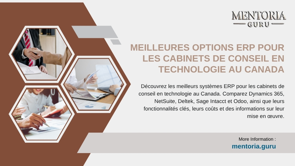 Meilleures Options ERP pour les Cabinets de Conseil en Technologie au Canada