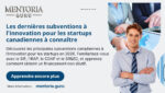Le meilleur conseil en subventions pour les startups au Canada