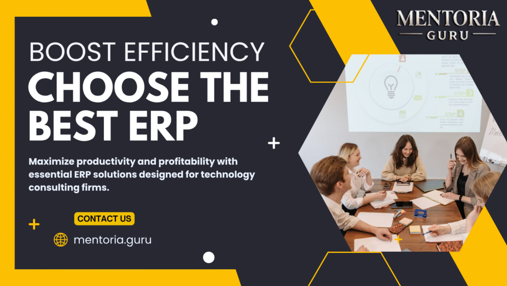 How to Choose the Right ERP for Your Tech Consulting Business: A Canadian Perspective